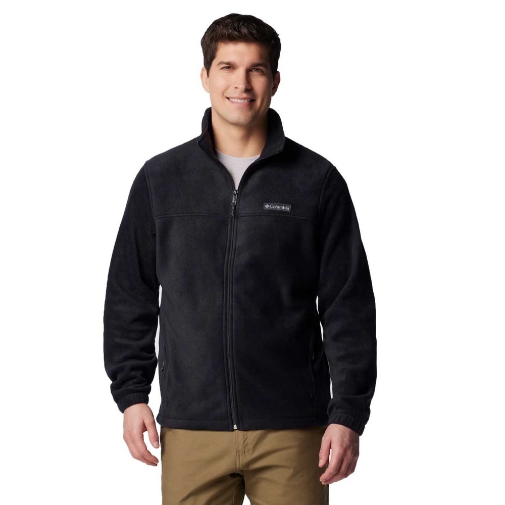 Columbia Men's Fleece Full Zip Jacket Black XXL Warm‎ Outdoor Casual Layering
